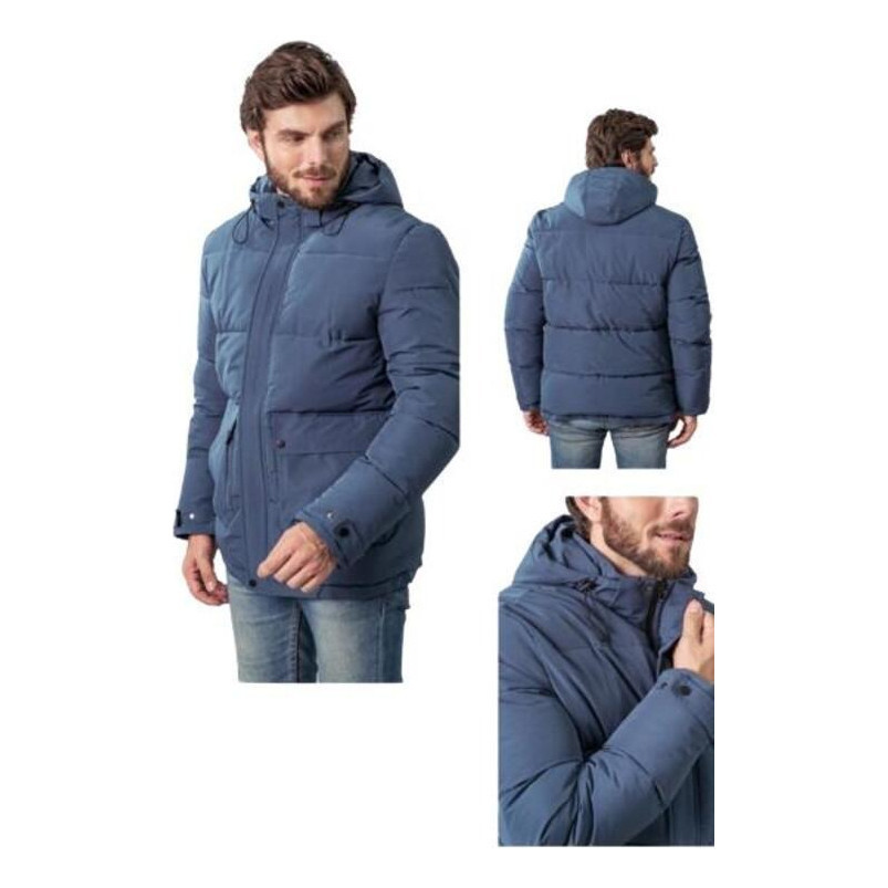 Casaco Masculino preto puffer bobojaco Blusa Frio Neve Vento Impermeavel corta
