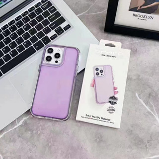 Capa protetora 3 em 1 colorida TPU à prova de choque e à prova de quedas para iPhone 11 12 13 14 15 Pro Promax em Oferta na Shopee