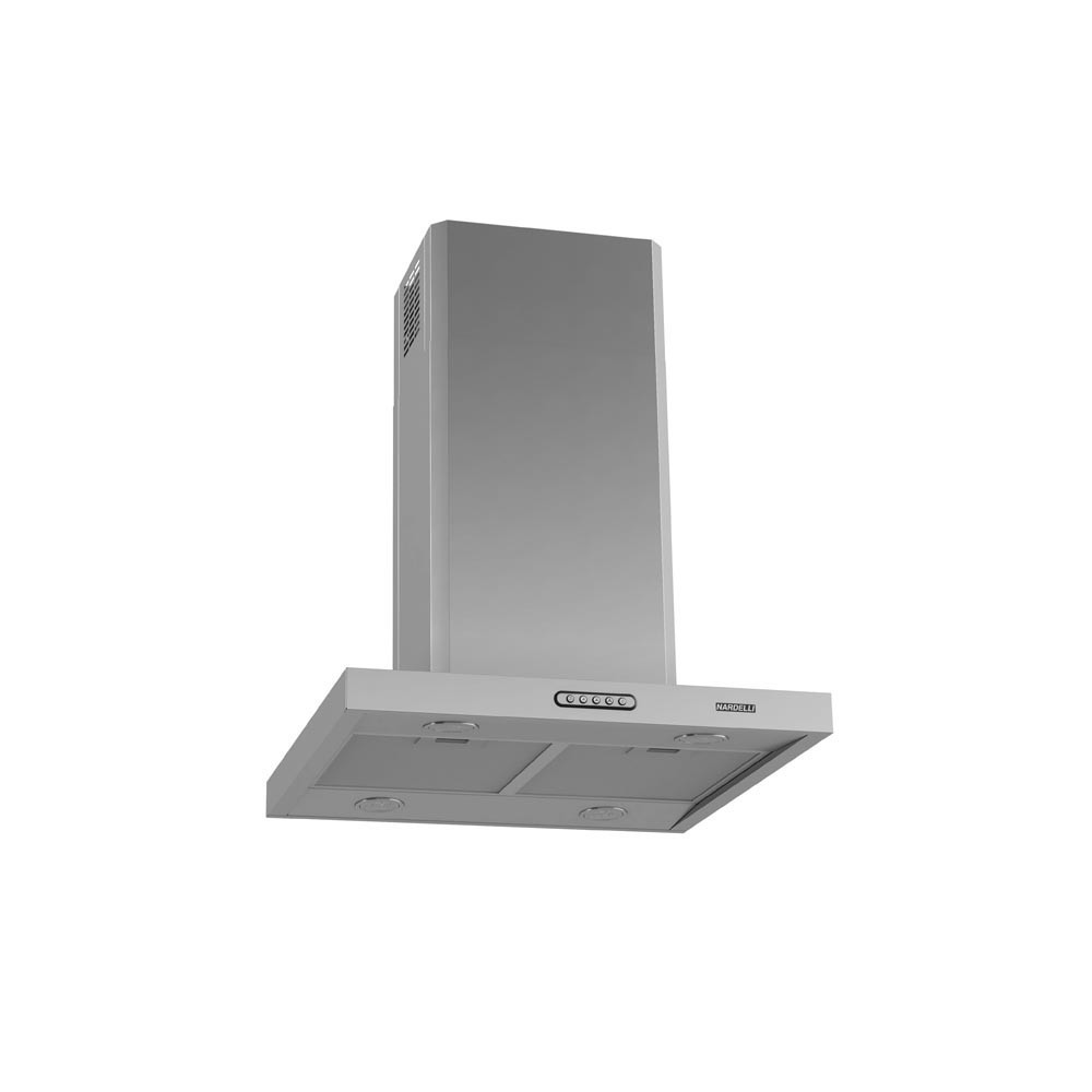 Coifa Ilha Retangular 60cm 3 velocidades Inox Nardelli