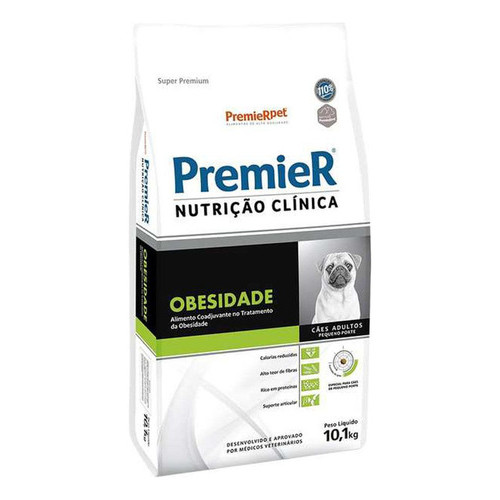 Ração Premier Nutrição Clínica Obesidade Cães Adulto Pequeno 10kg