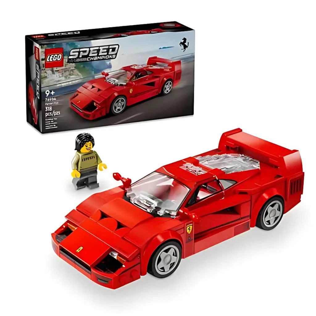Lego Speed Champions Ferrari Super Car F40 318 Peças - 76935