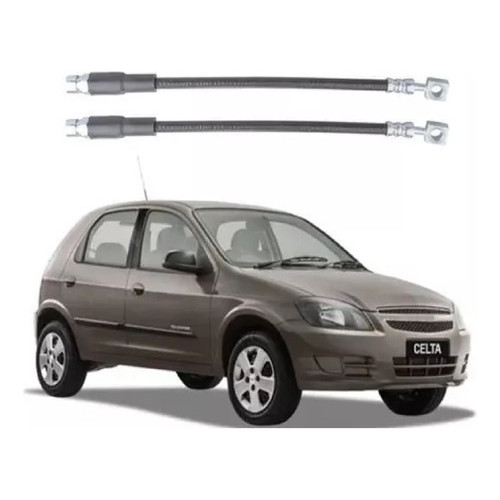 Par Flexível Freio Dianteiro Celta  01 02 03 04 05 06 07 08 em Oferta na Shopee