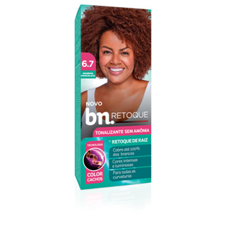 Tonalizante Marrom Chocolate 6.7 Sem Amônia 90g – Beleza Natural – Retoque Raiz bn.Cachos em Oferta na Shopee