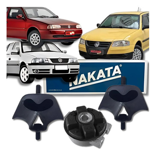 Kit Coxim Motor Cambio Vw Gol Parati Voyage Saveiro Motor Ap em Oferta na Shopee