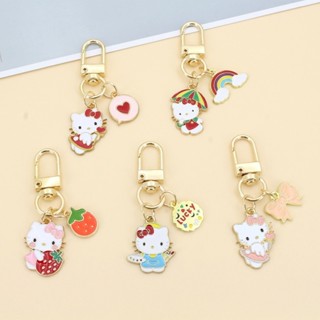 Bonito HelloKitty Metal Chaveiro Menina Estudante Bolsa Pingente Decoração Amigo Presente em Oferta na Shopee