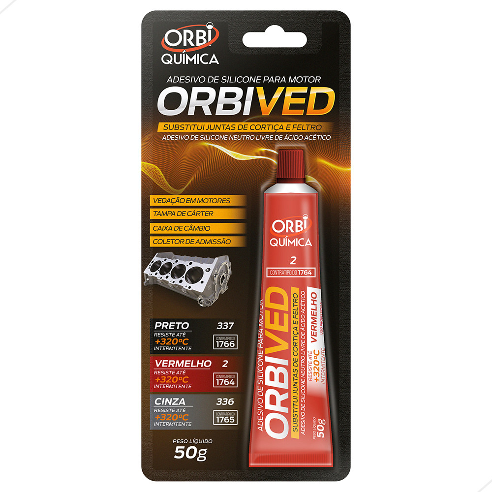 Silicone 50gr - Alta Temperatura (orb0002) 27493 em Oferta na Shopee