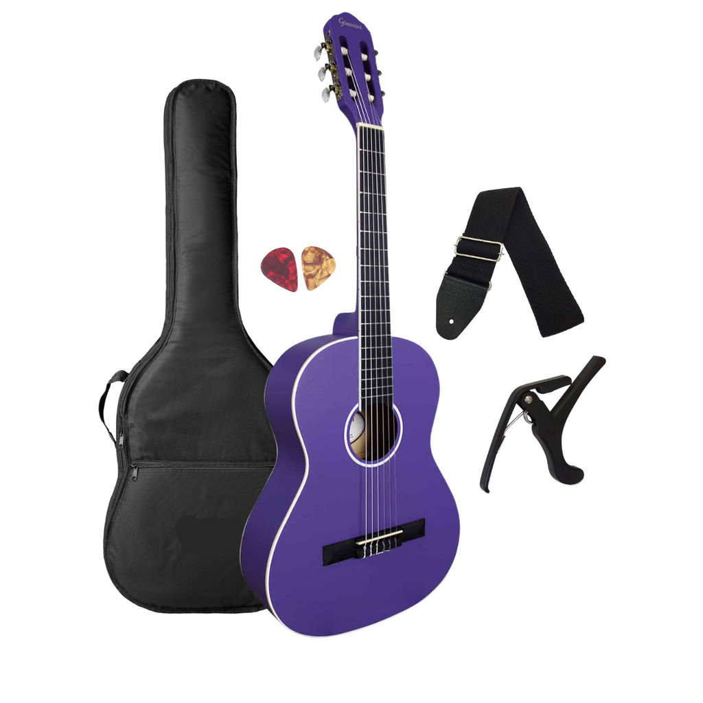 Violão 3/4 Estudo Giannini N6 PPS Purple Satin + Acessórios