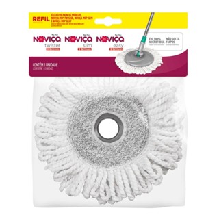 Refil Mop Twister/Slim/Easy Noviça em Oferta na Shopee