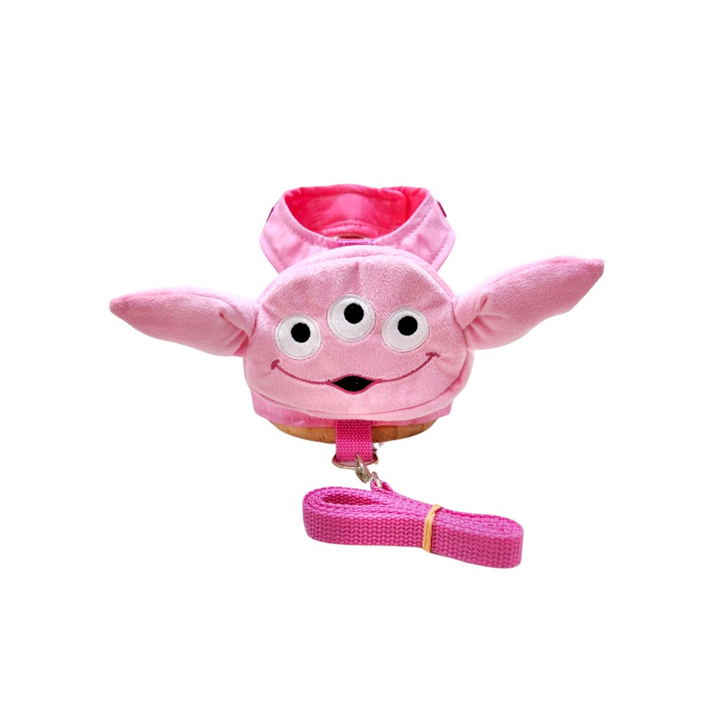 Peitoral Mochila Alien Rosa para cachorro e gato