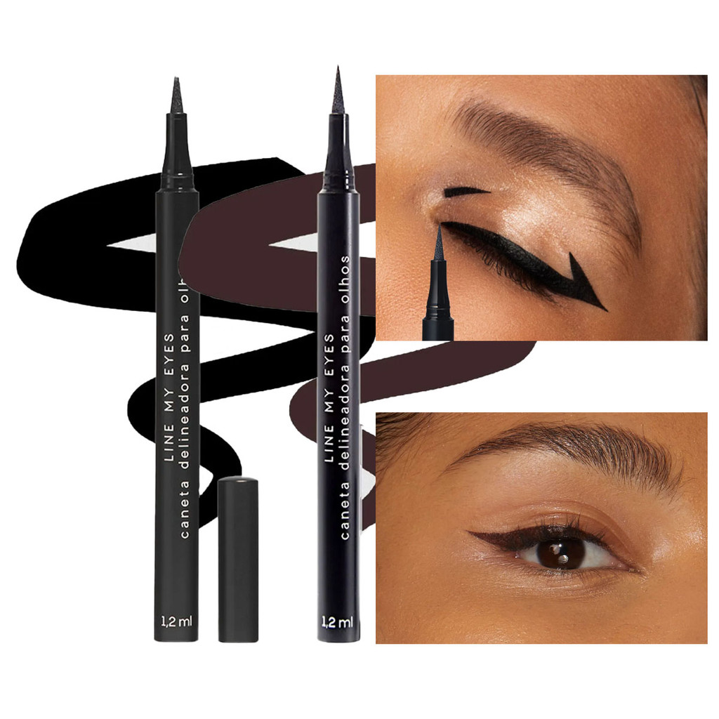 Caneta Delineadora Oceane Edition Line My Eyes 1,2ml em Oferta na Shopee