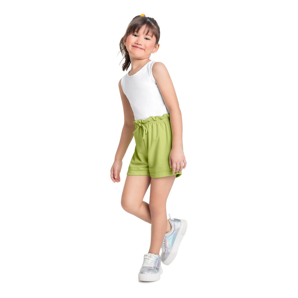 Regata Básica Infantil em Meia Malha para Menina Bee Loop em Oferta na Shopee