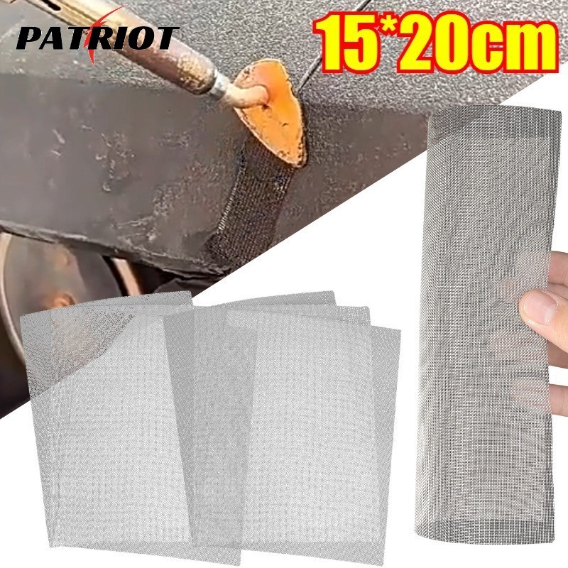 Malha De Arame Para Reparo De-Choque De Carro , Aço 15x20cm , Proteção Anti-Decúbito Universal De Radiador/Intercooler ,