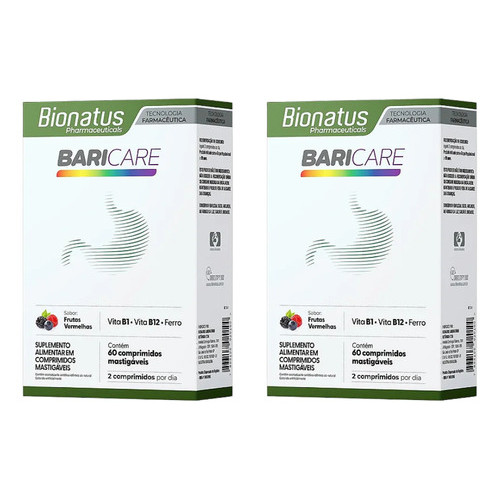 Kit 2 Baricare Bionatus Vitamina Bariatrica 60comp em Oferta na Shopee