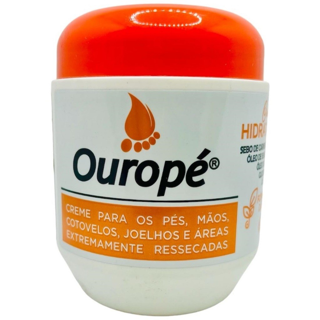 Creme Hidratante para fissuras e rachaduras dos pés Ouropé 240g em Oferta na Shopee