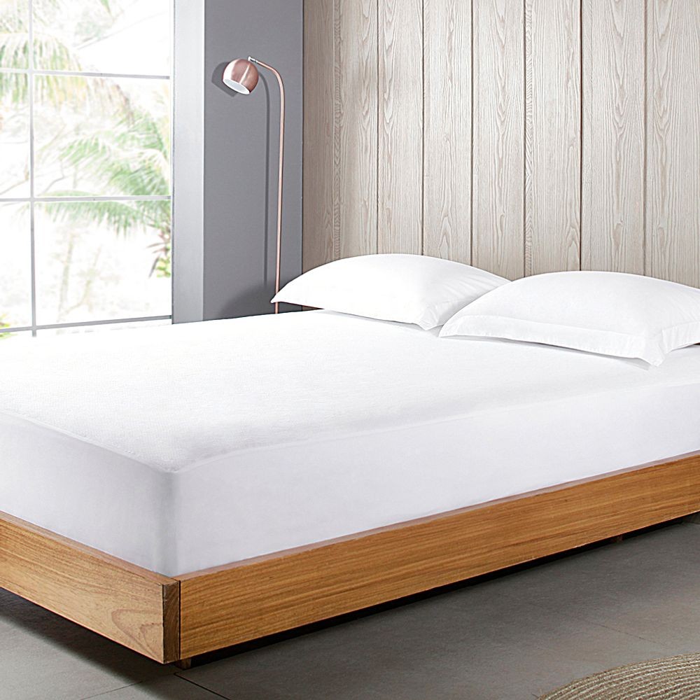Protetor de Colchão Casal Buddemeyer Maison II Algodão Branco - Home & Living