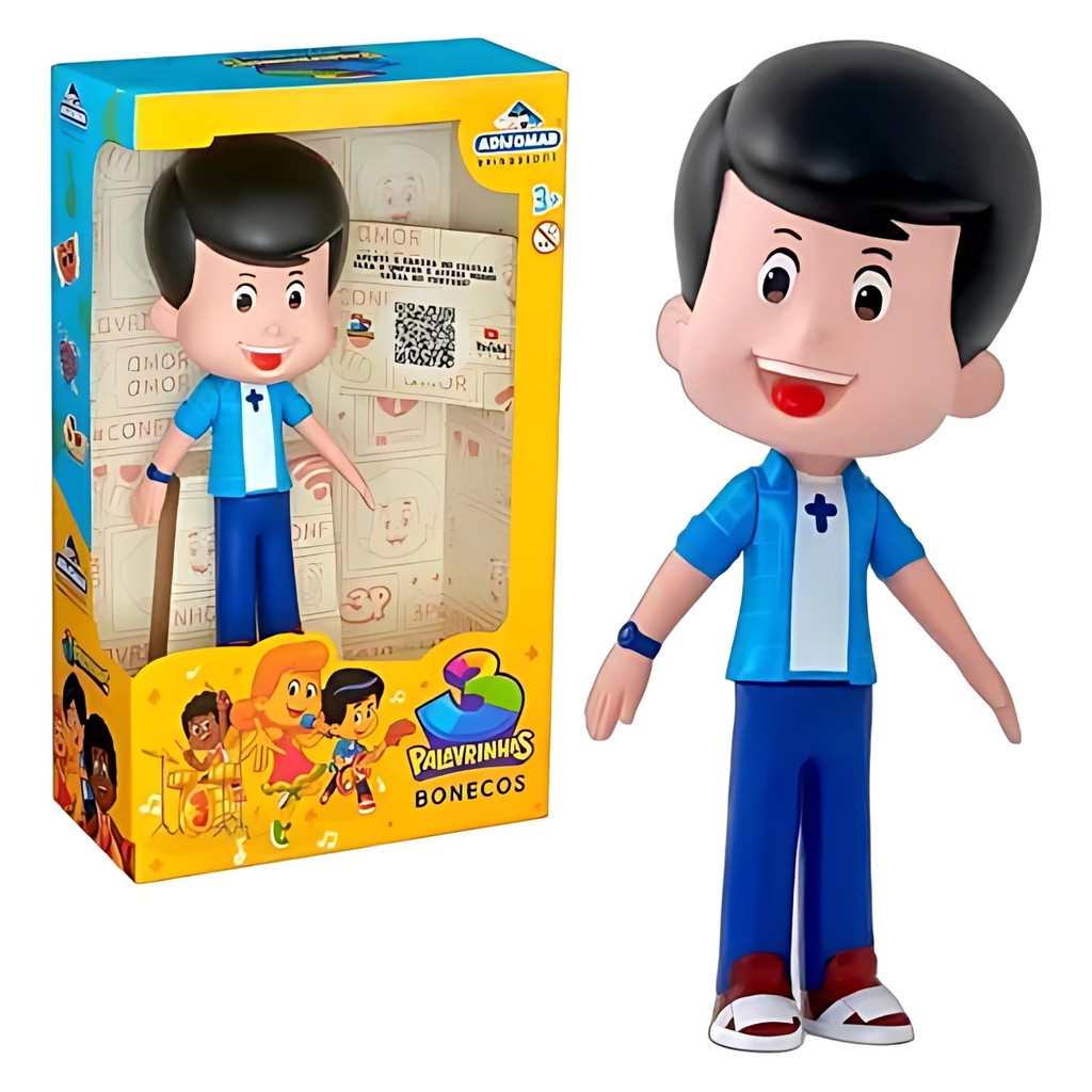 Boneco Miguel 3 Palavrinhas Jovem 2001 Adijomar em Oferta na Shopee