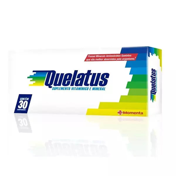 QUELATUS SUPLEMENTO ALIMENTAR 30 COMP