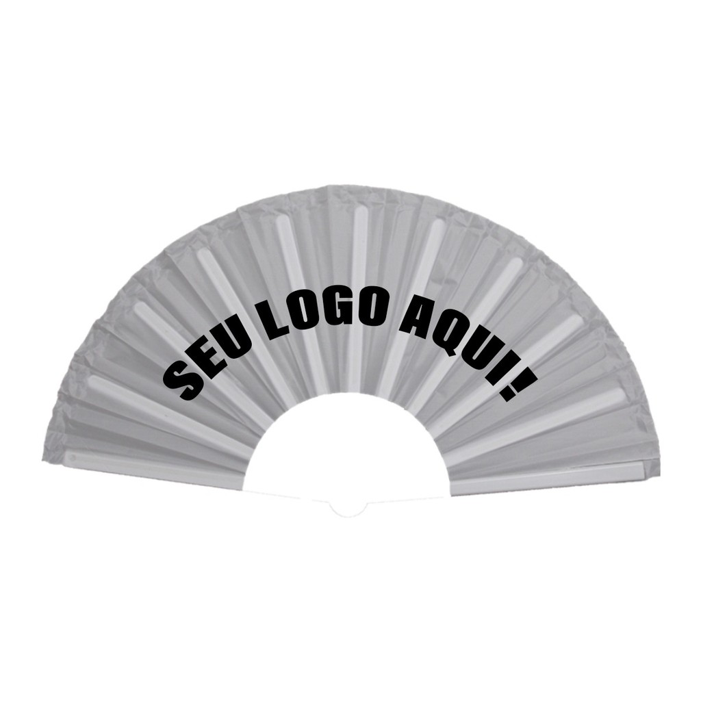 Leque personalizado Logotipo enviado pelo cliente