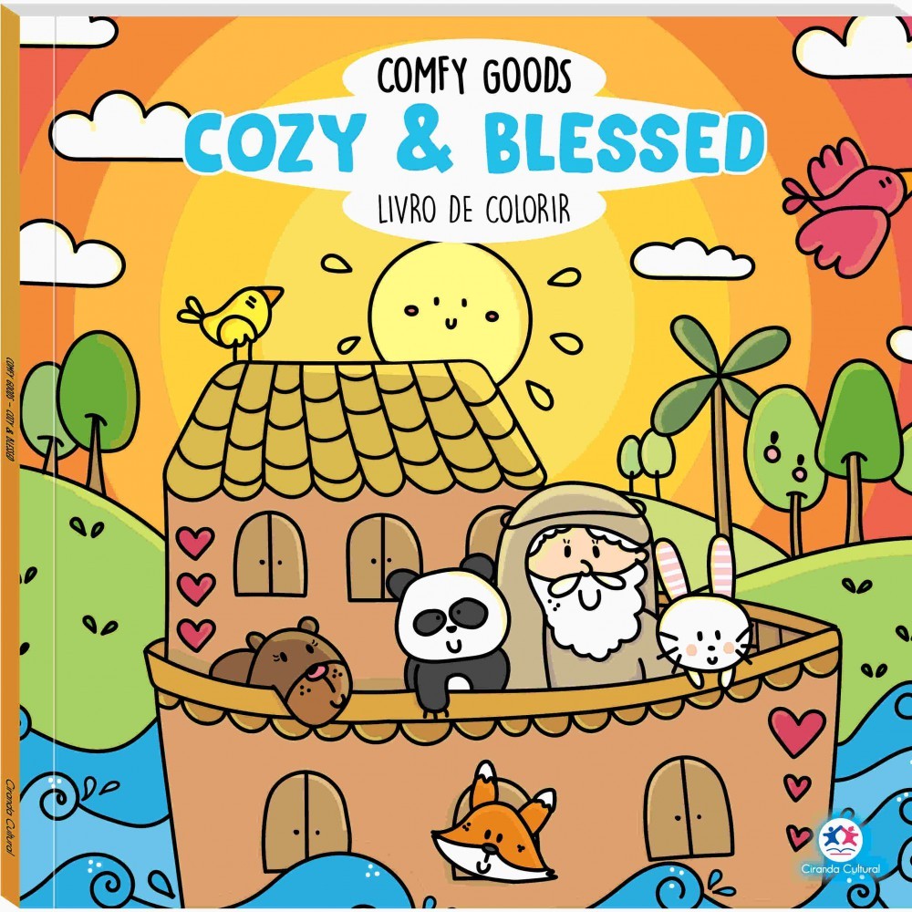 Livro Cozy and Blessed - Livro de Colorir