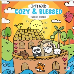 Livro Cozy and Blessed - Livro de Colorir