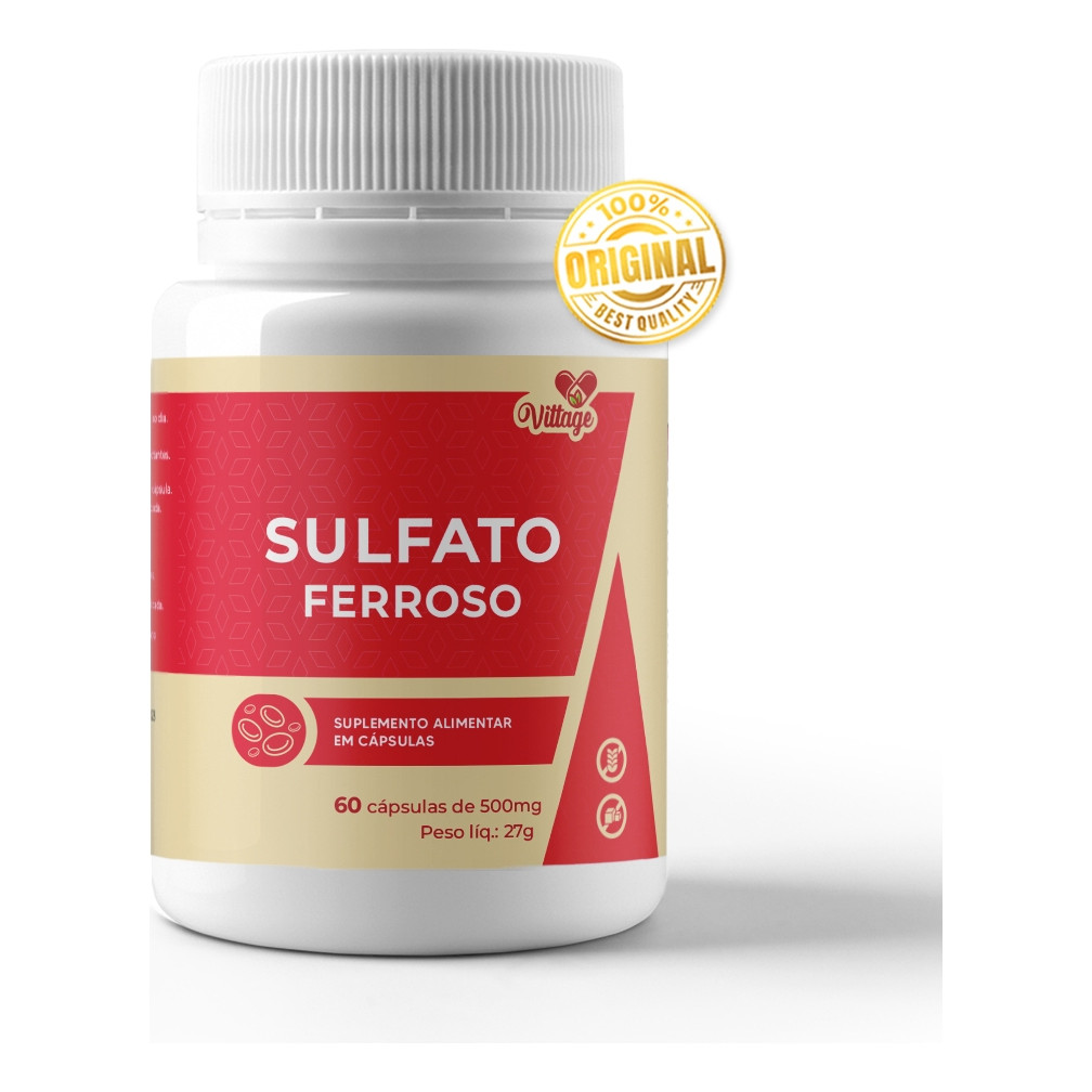 Vittage Sulfato Ferroso  C/60 Capsulas