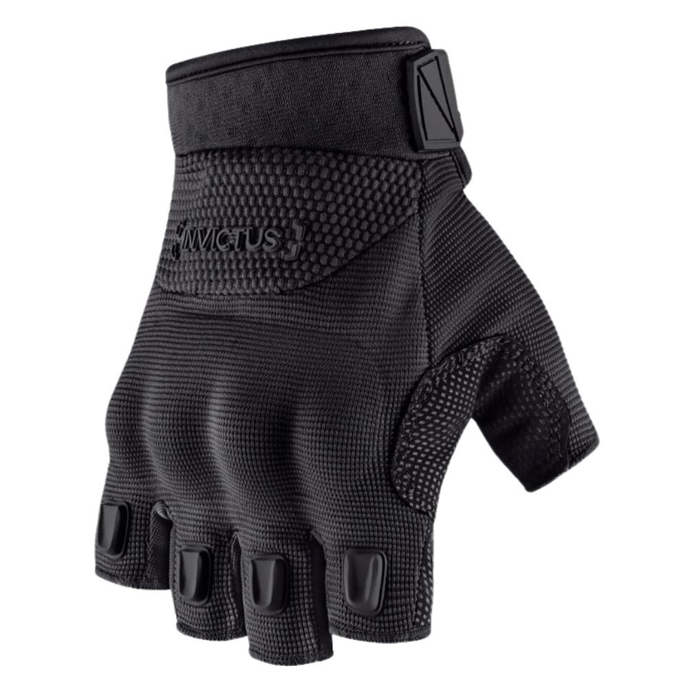 Luva Tática Invictus Fingerless Bunker Preta - G