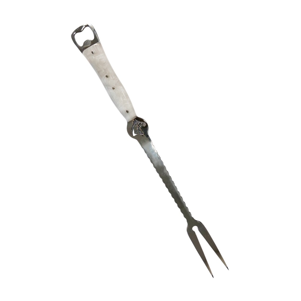 Garfão Inox Para Churrasco Abridor Madre Perola - Facas Cascavel
