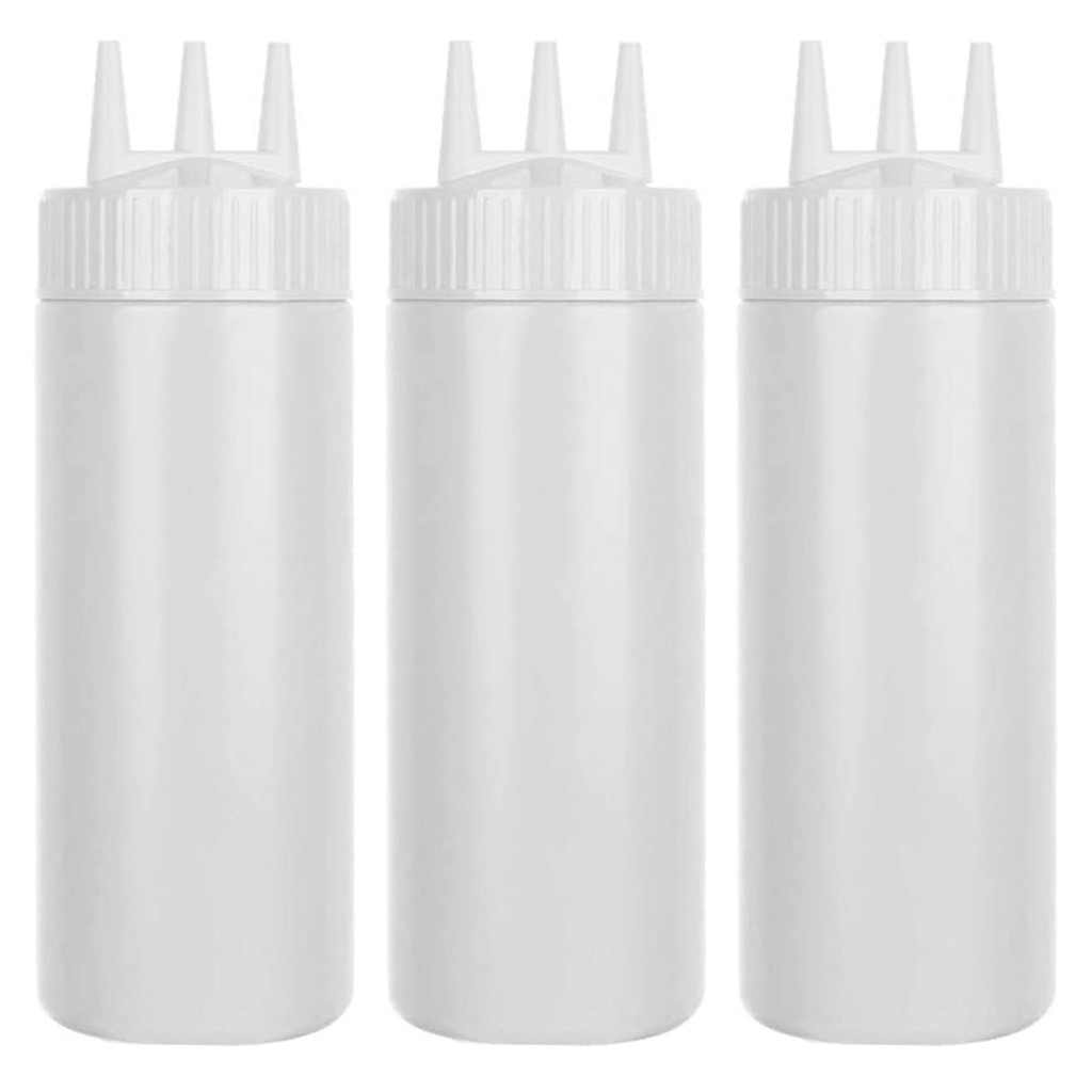 Kit 3 Bisnagas para Molhos Profissional Graduada 3 Bicos 450ml em Oferta na Shopee