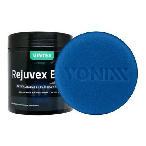 Rejuvex Black Revitalizador Plástico Externo preto + Aplicador de Espuma VONIXX em Oferta na Shopee