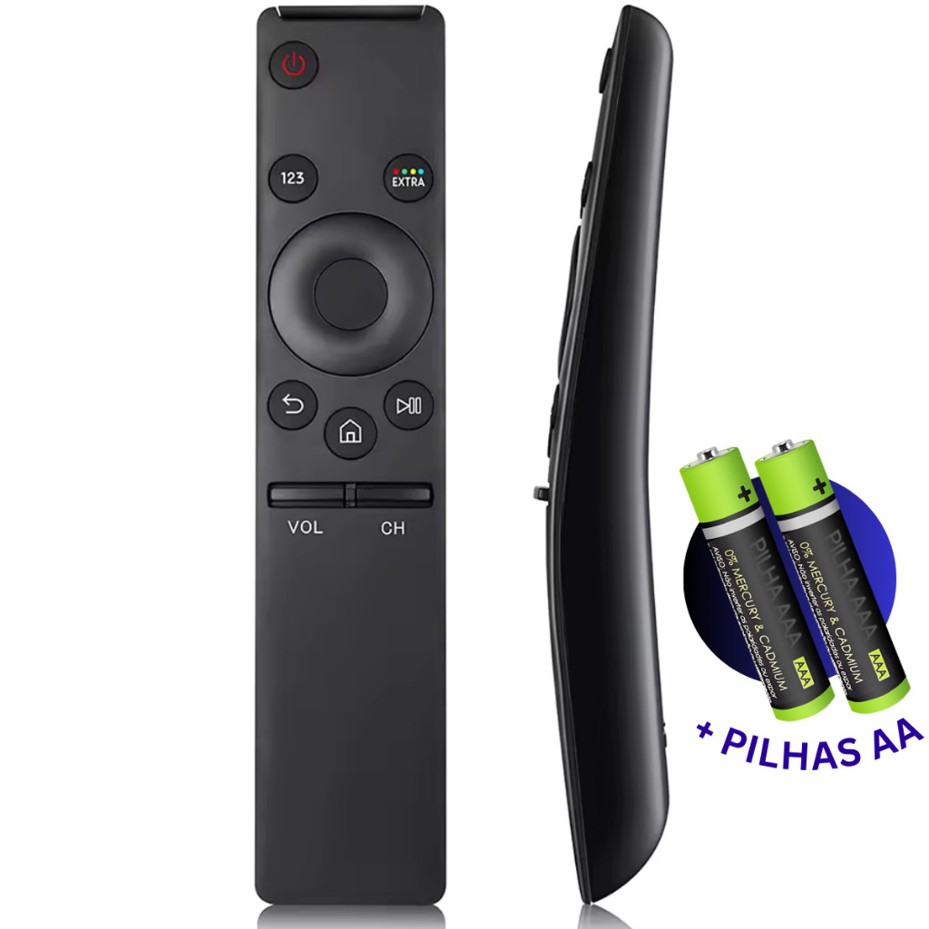 Controle Remoto Universal Samsung Para Smart TV 4K LCD LED 32 40 42 43 50 52 55 60 65 Polegadas
