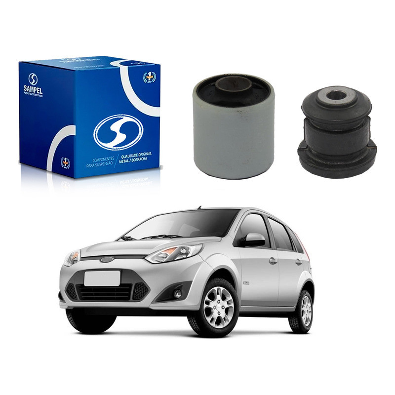 Par Bucha Bandeja Dianteira Fiesta 1.0 1.6 2011 A 2014 - Spare Parts and Accessories for Vehicles