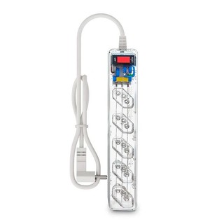 Filtro de Linha DPS Clamper iClamper Energia 5 Tomadas LCF, 1m, Transparente, 023460