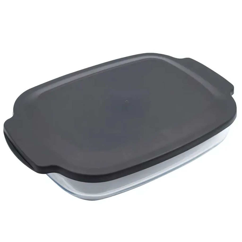 Assadeira Retangular Alta Com Tampa 2L Mor - 007857 em Oferta na Shopee