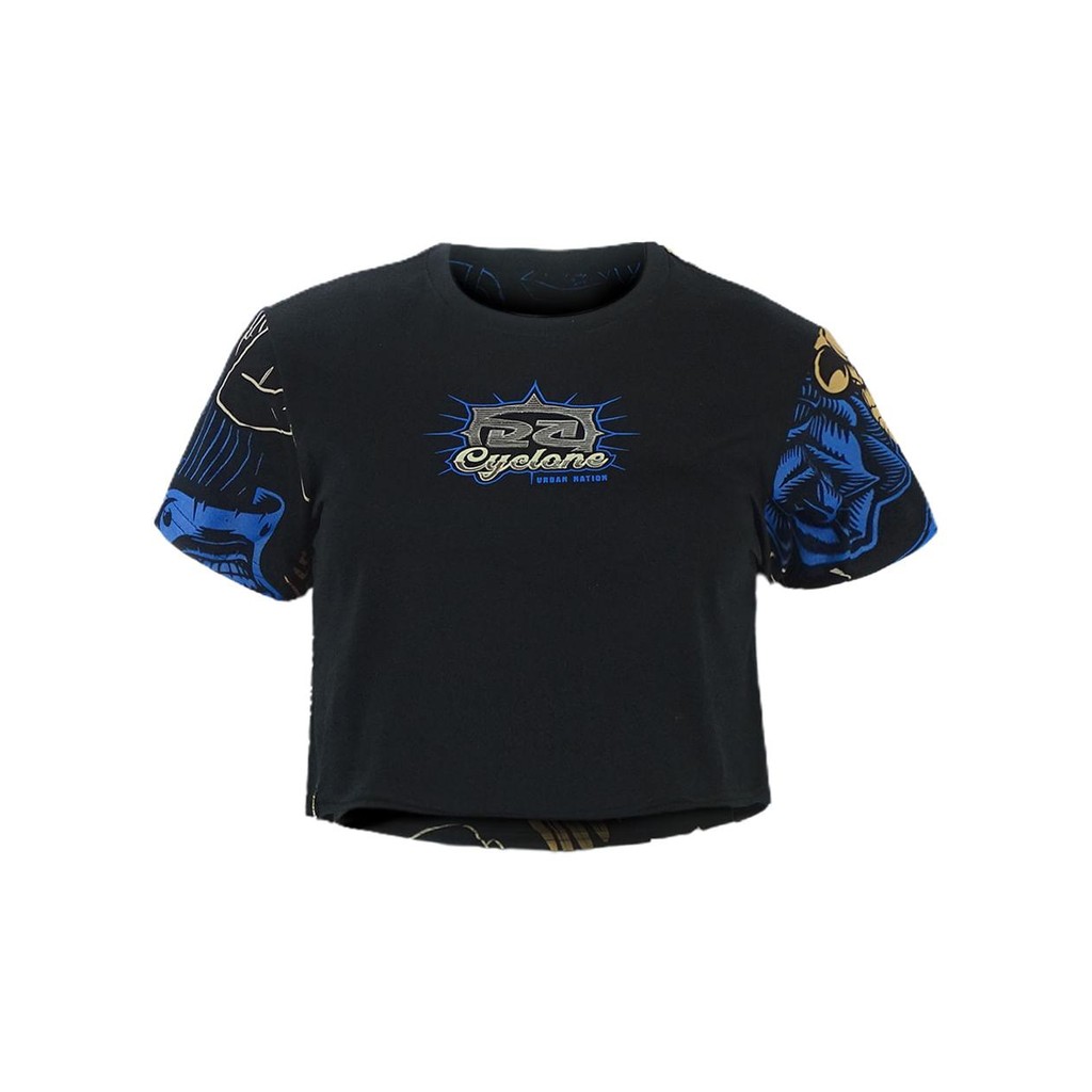 Cropped Cyclone Preto e Azul ORIGINAL  100603920