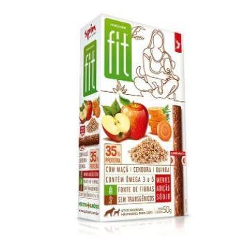Petisco Spin Pet Fit Stick Maça Cenoura e Quinoa 50g