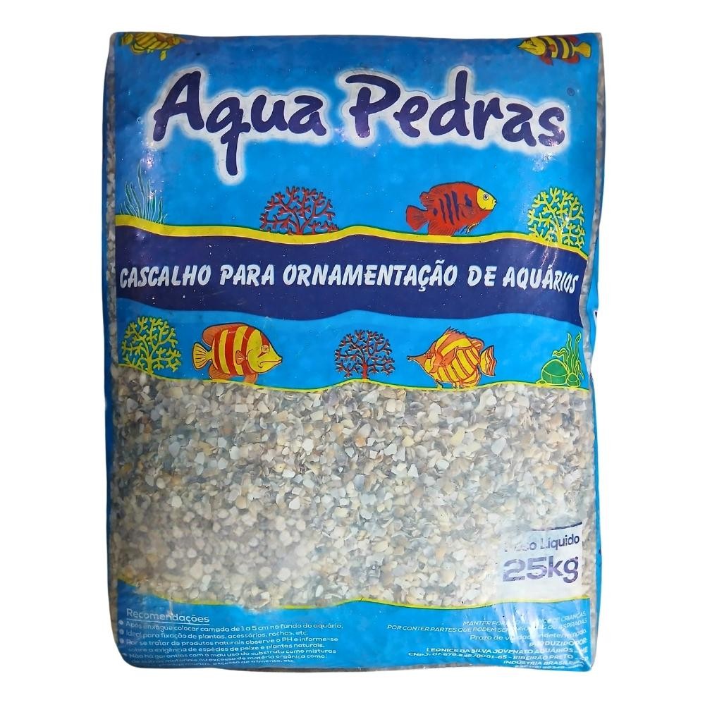 Substrato Aragonita Concha 2 25Kg Aqua Pedras