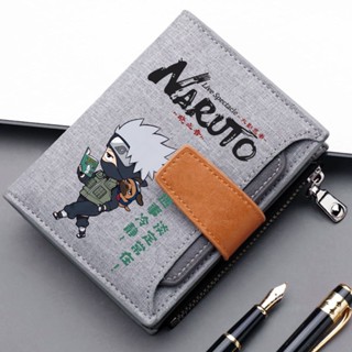Carteira Naruto mercadoria carteira bidimensional estudante universitário multifuncional Kakashi moeda bolsa titular do em Oferta na Shopee