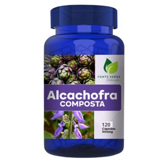 Alcachofra Composta 500mg 120 Cápsulas - Fonte Verde Naturalle em Oferta na Shopee
