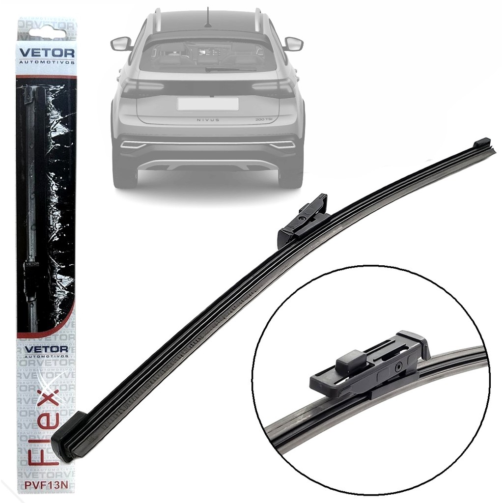 Palheta Limpador Traseiro Slim Nivus 2021 2022 2023 24 25