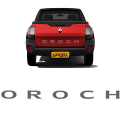 Faixa Traseira Modelo Original Renault Duster Oroch 2023