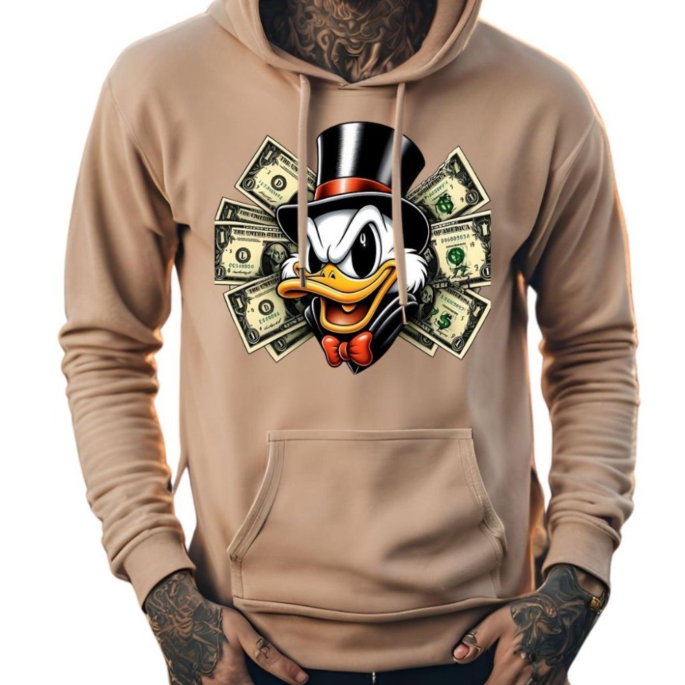 Blusa De Frio Tio Patinha Moletom Premium Casaco de frio, agasalho, quentinho, envio já