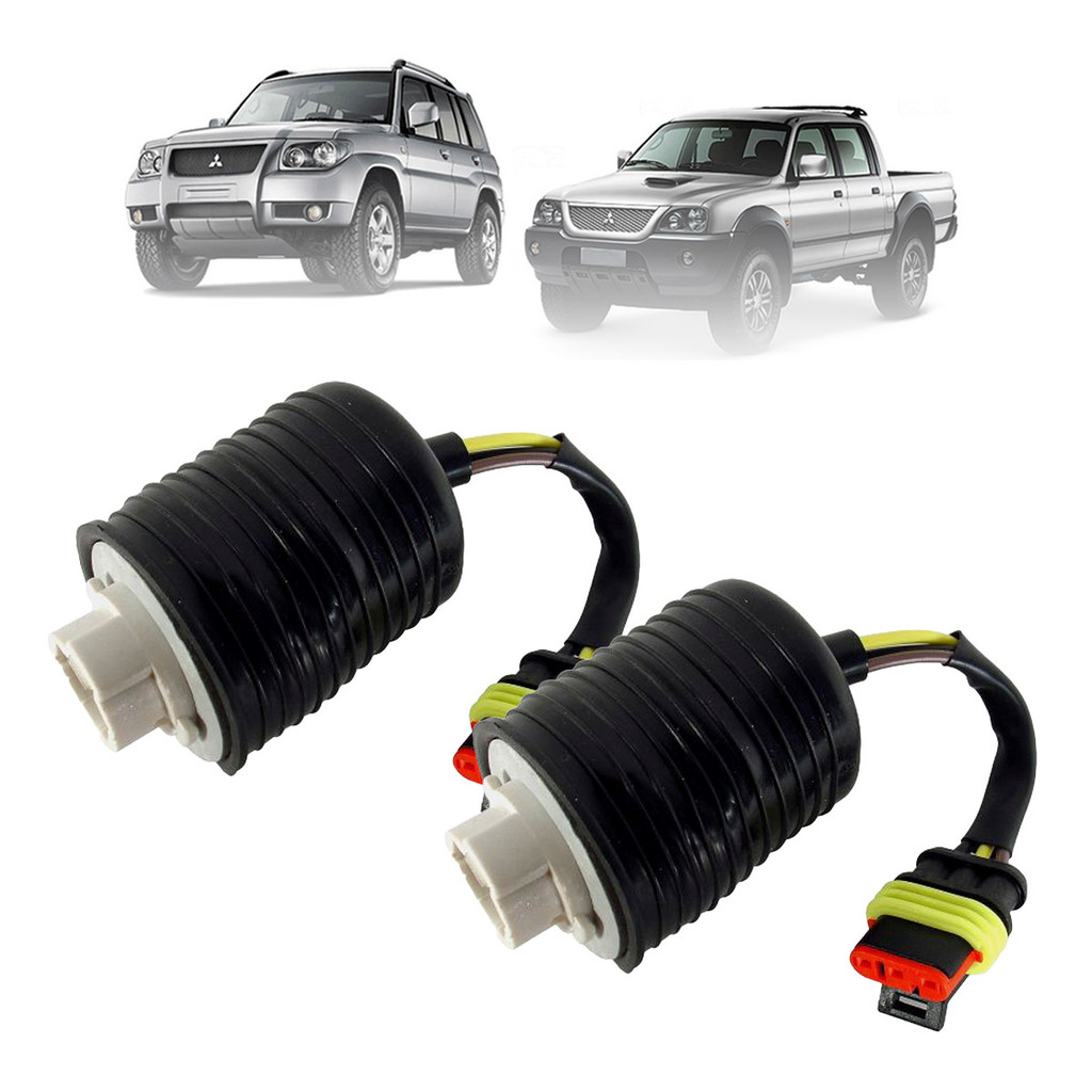 Par Soquete Chicote 1 Polo Lampada Encaixe PY Pisca L200 2004 2005 2006 2007 2008 2009 2010 11 2012 em Oferta na Shopee