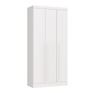 Guarda-roupa Modulado 3 Portas 2 Gavetas Infinity Branco Line em Oferta na Shopee