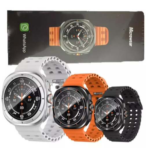 Smartwatch MA27 Relogio Inteligente Galaxy Watch Ultra GPS NFC Whatsapp Chat GPT