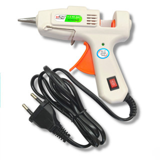 Pistola de Cola Quente Botão Liga e Desliga Bivolt Para Cola Fina 7mm Chinesinha Branca em Oferta na Shopee