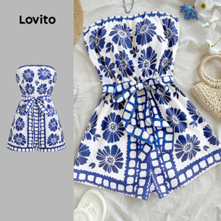 Lovito Macacão Boho Tribal Print Padrão Para Mulheres L133ED044 em Oferta na Shopee