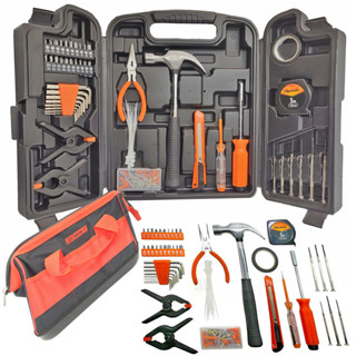 Kit Completo Oficina Móvel Profissional 129 Peças Sparta com  Bolsa 14 Bolsos 30x19x24cm MTX em Oferta na Shopee