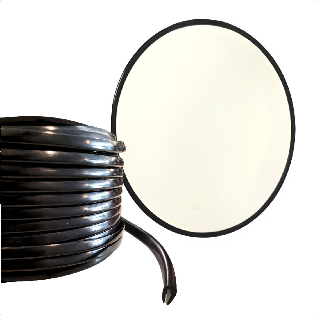 Moldura Flexivel Auto Colante Preta Espelho 5m para Encaixar em Qualquer Formato Moderna e Elegante em Oferta na Shopee