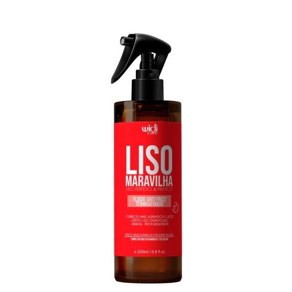 Fluido Anti Frizz Termoativado Liso Maravilha 200mL - Widi Care