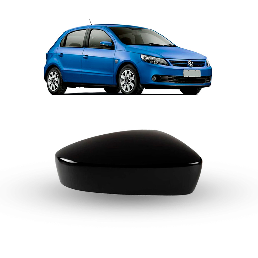 Capa Retrovisor Gol G5 2008 2009 2010 Black Piano L Direito